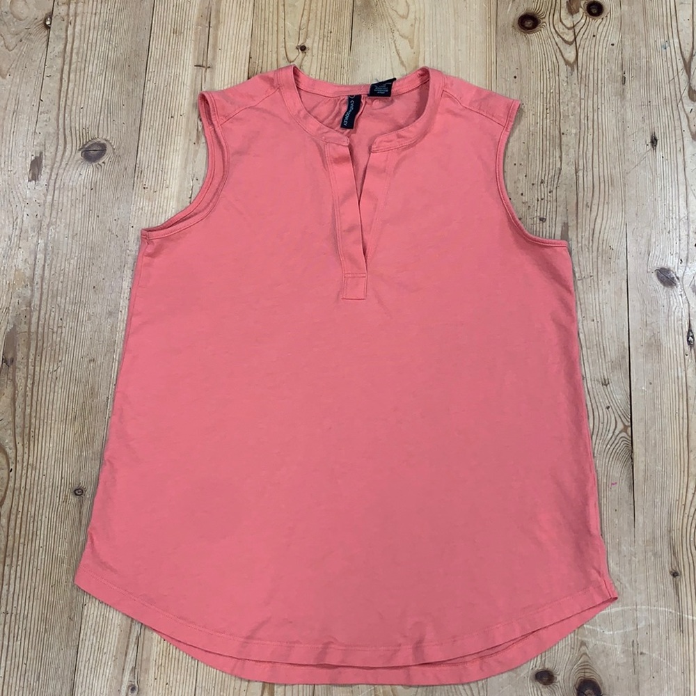 Cynthia Rowley Sleeveless Top Ladies size M Coral Color